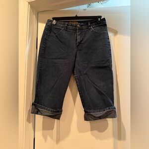 Hannah Dark Blue Cropped Jeans